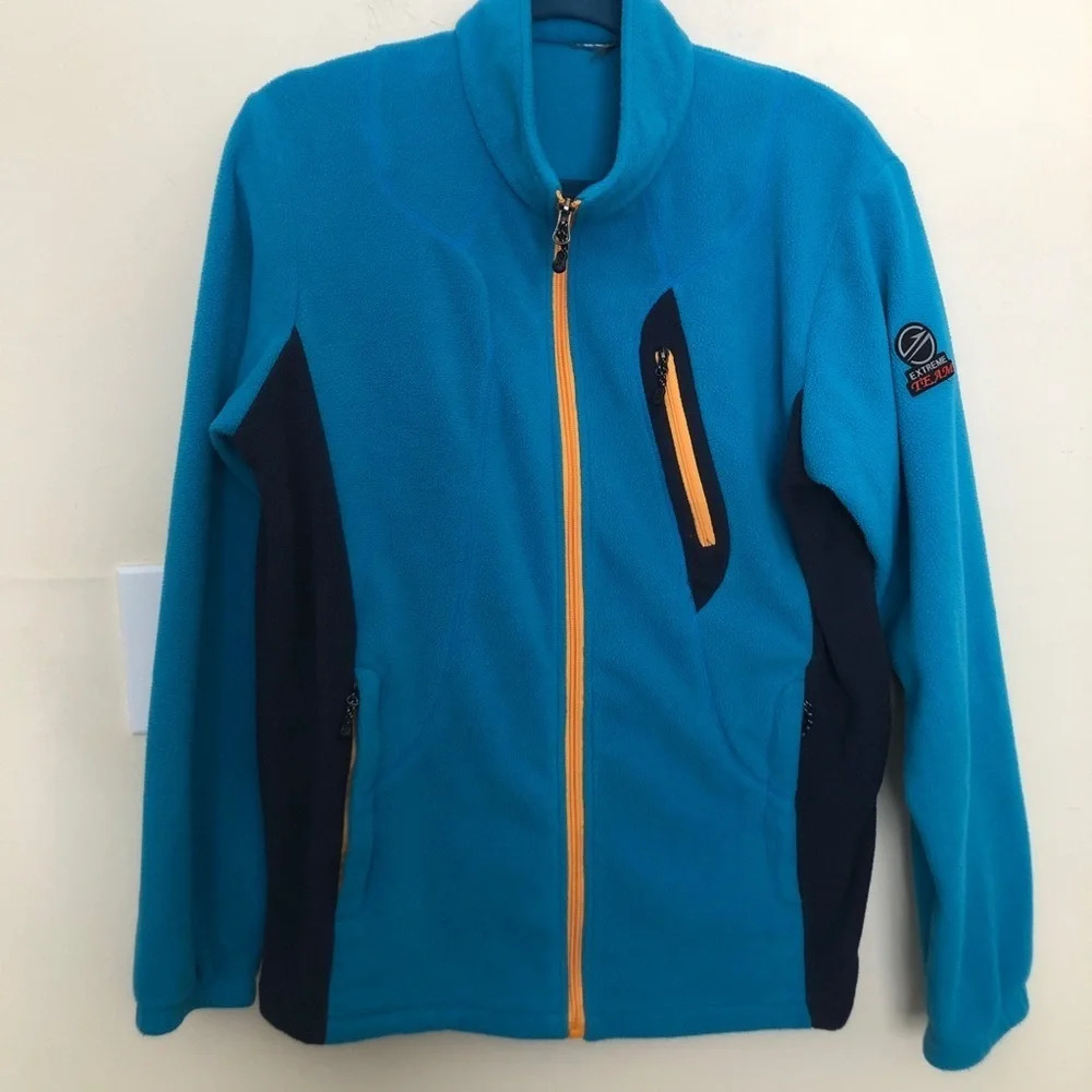 Extreme Team Blue & Yellow Zip Up Fleece